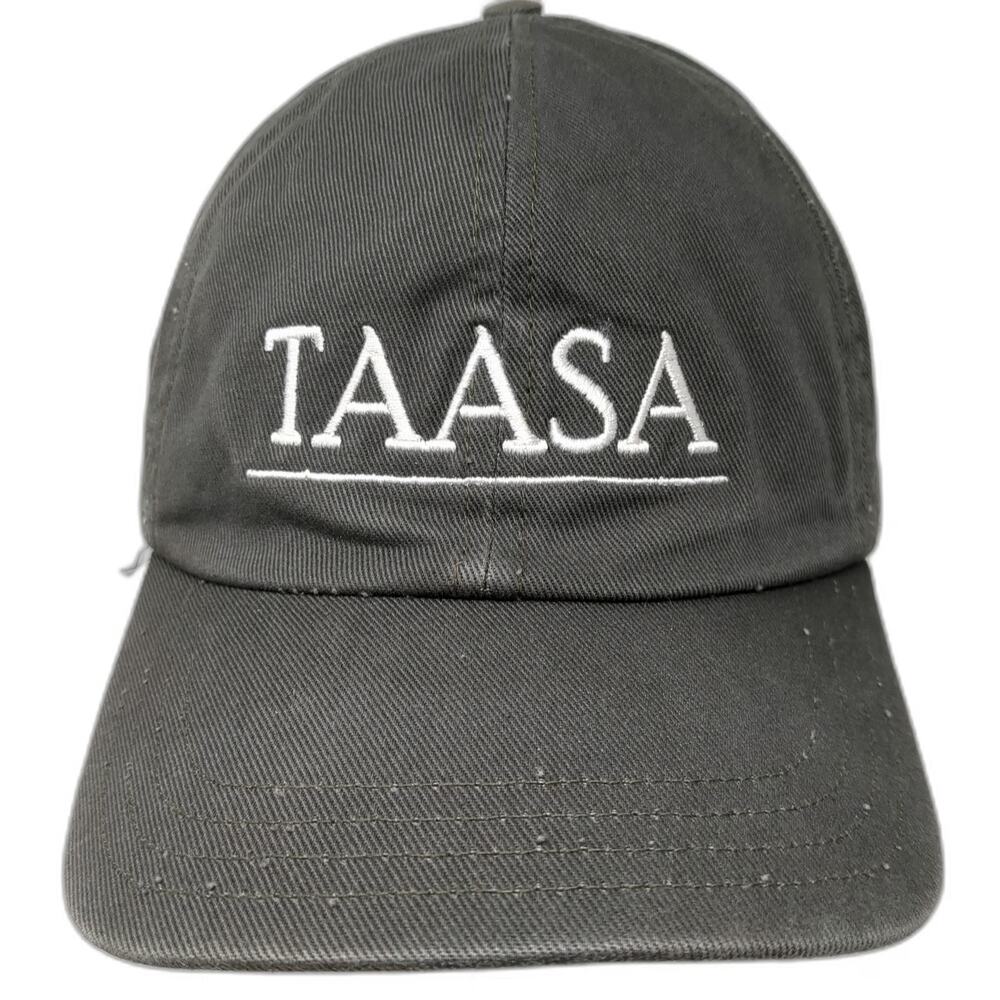 Jonsson Baseball Cap Gray One Size Slideback TAASA Embroidered Cotton Hat
